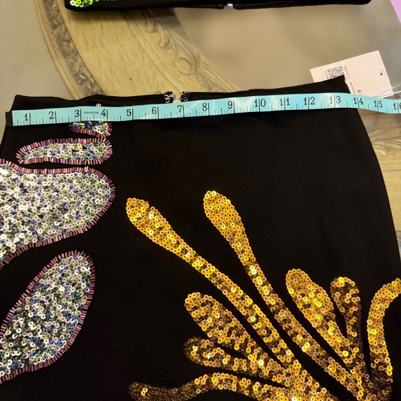 Forever 21 Sequin Shell Mermaid Collection Mini Skirt XS and Top Size S NWT - Picture 9 of 12